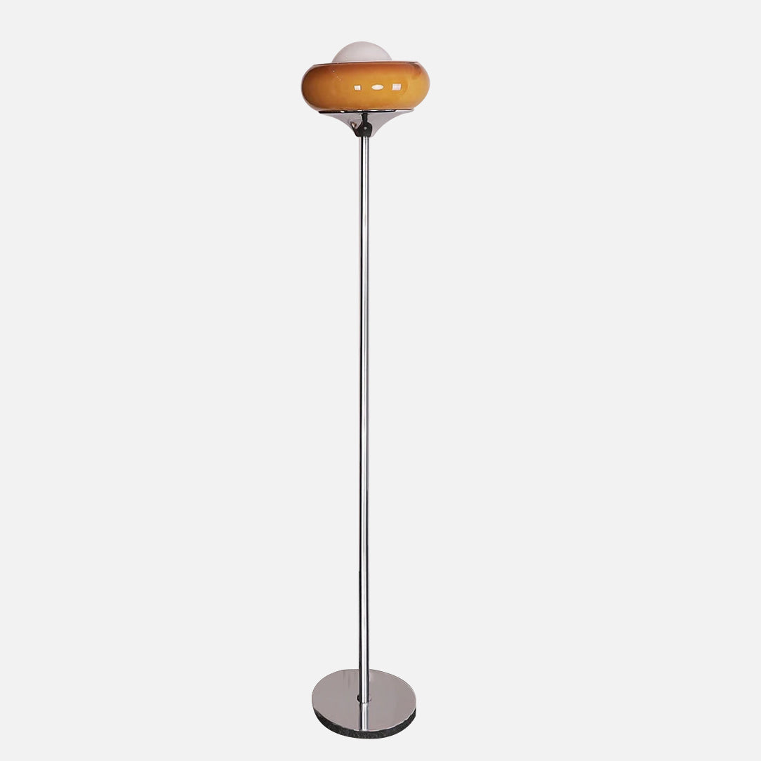 Élise Starburst Retro Glass Chrome LED Table & Floor Lamp