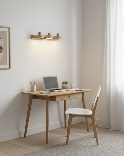 Applique murale Élodie Tavros avec têtes LED orientables