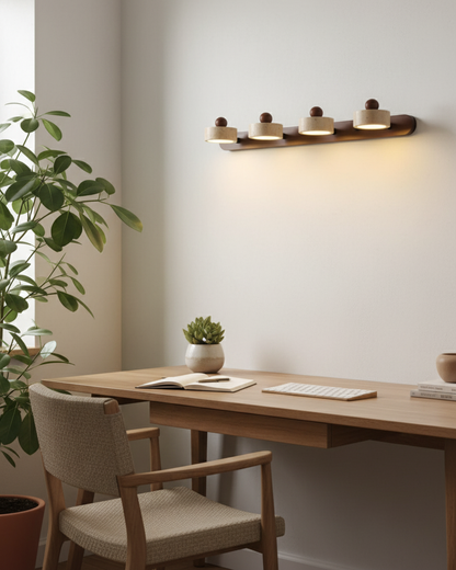 Applique murale Élodie Tavros avec têtes LED orientables