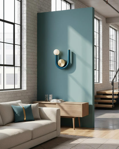 Thalia U Applique Murale Moderne en Fer et Acrylique