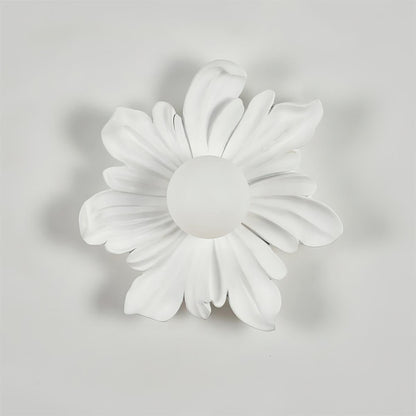 Applique murale en résine Camille avec motif floral et éclairage doux
