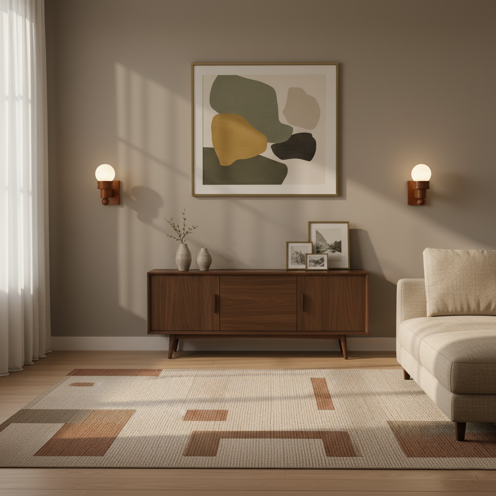 Sabrina Tupelo Wall Lamp Wood and Glass Classic Lighting