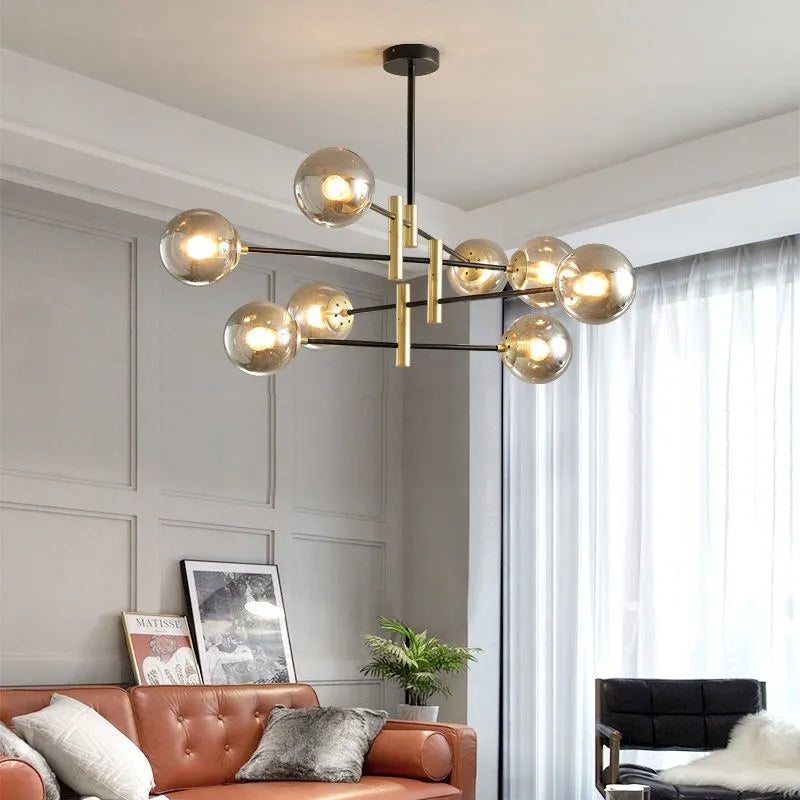 Juliette Contemporary Dual-Tone Chandelier