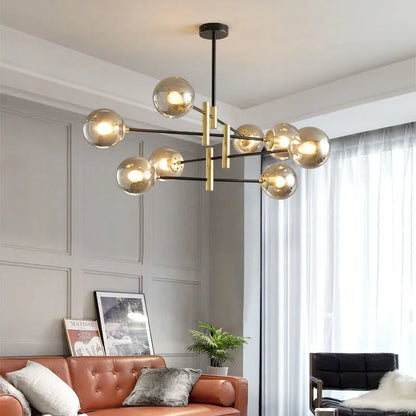 Juliette Contemporary Dual-Tone Chandelier