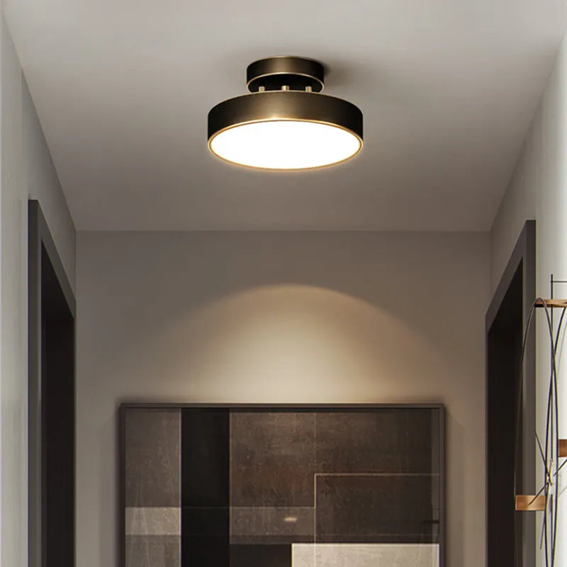 Juliette Brass Drum Ceiling Lamp