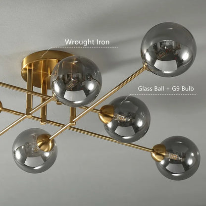 Isabelle Spherical Glass Chandelier