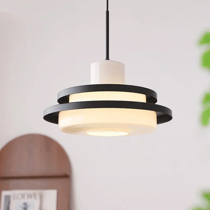 Elise UFO Acrylic Pendant Light Modern Black Red Ceiling Lamp