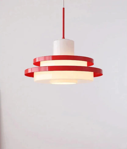 Elise UFO Acrylic Pendant Light Modern Black Red Ceiling Lamp