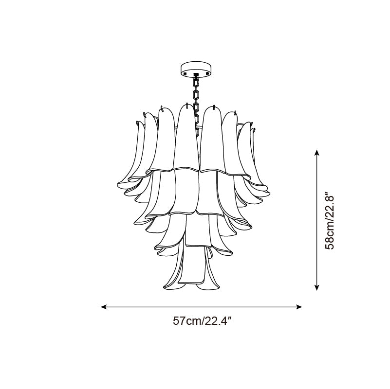 Élodie Valier Petal Chandelier