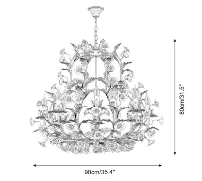 Éloise Valrosa Floral Chandelier