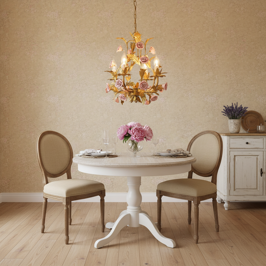 Éloise Valrosa Floral Chandelier