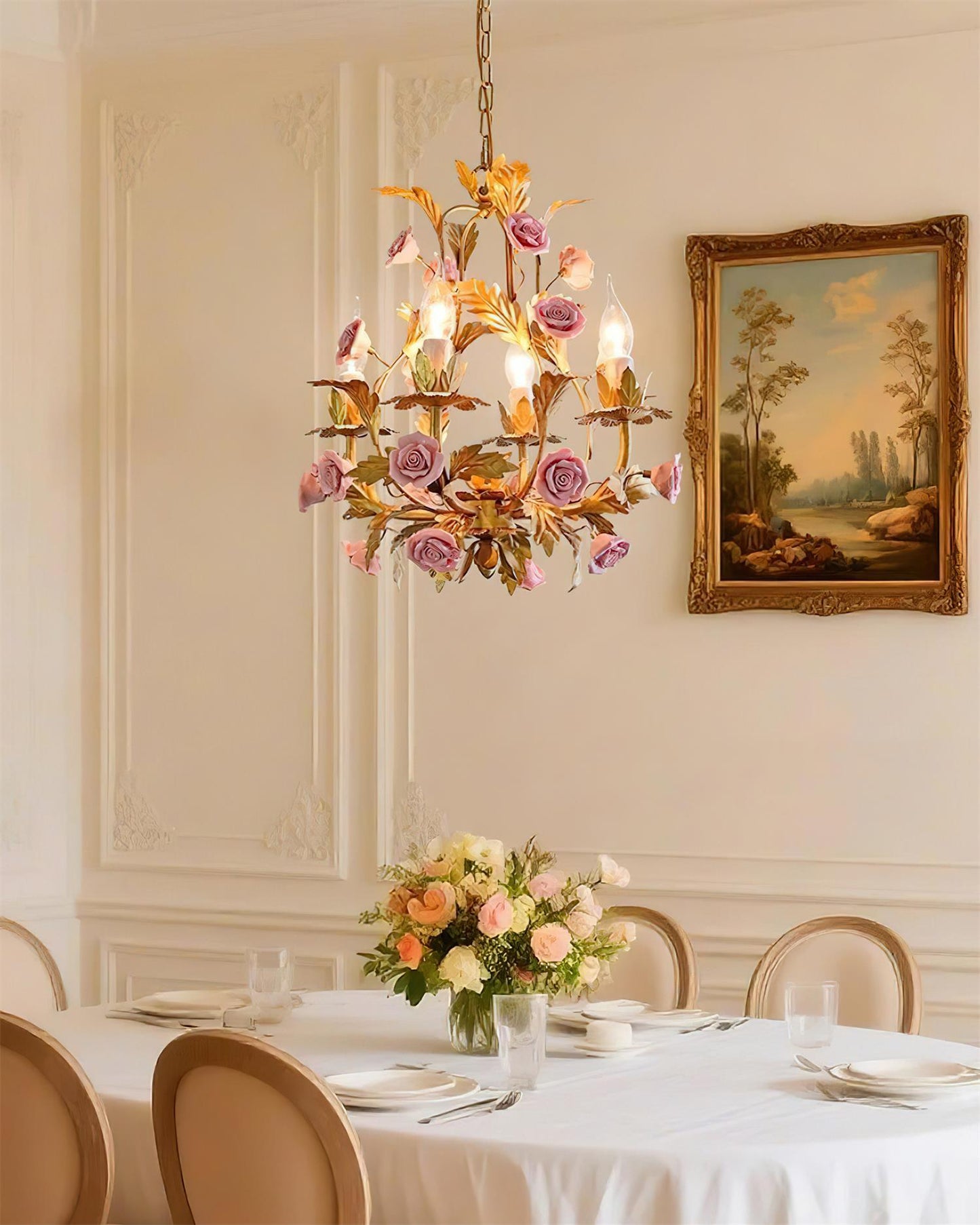 Éloise Valrosa Floral Chandelier