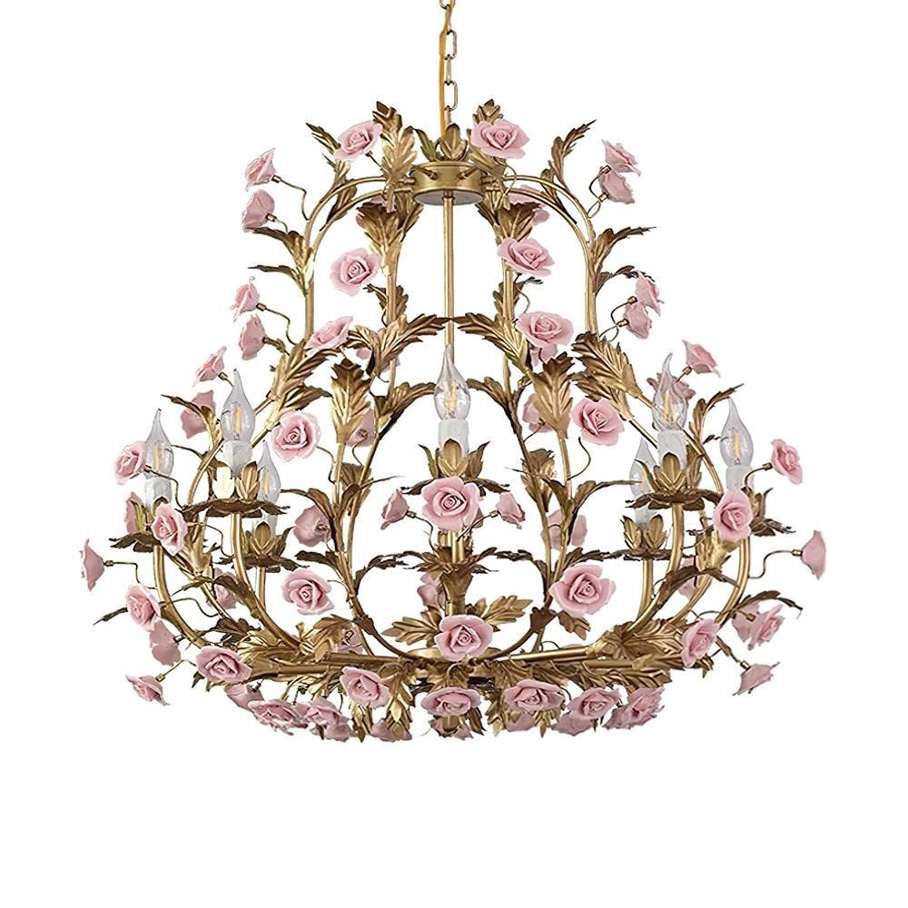 Éloise Valrosa Floral Chandelier