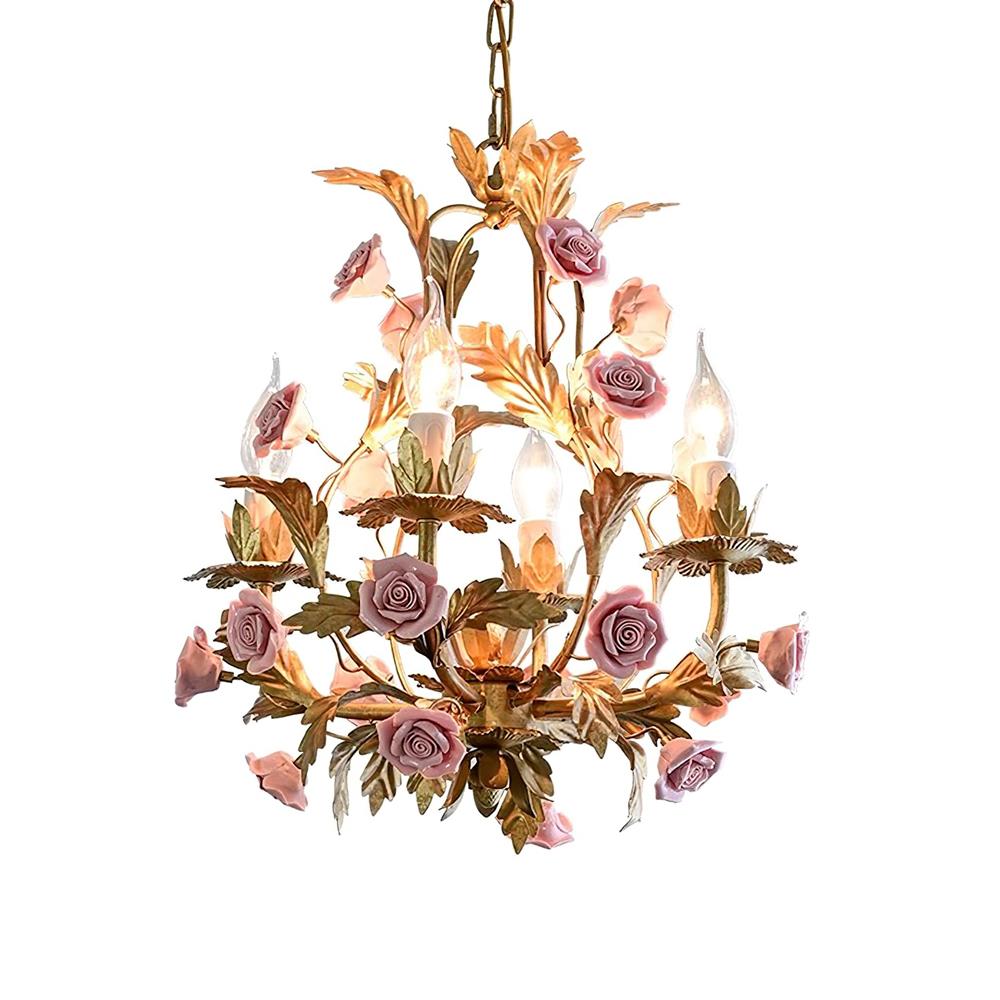 Éloise Valrosa Floral Chandelier