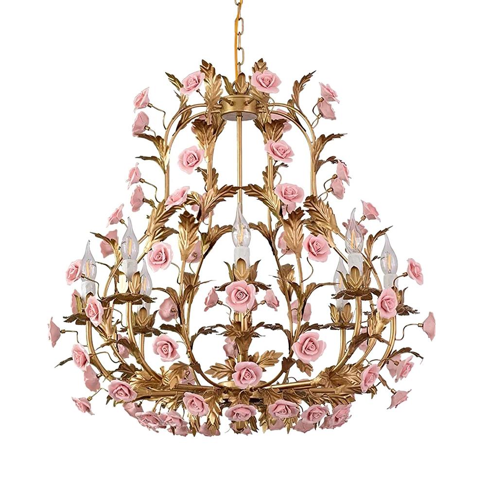 Éloise Valrosa Floral Chandelier