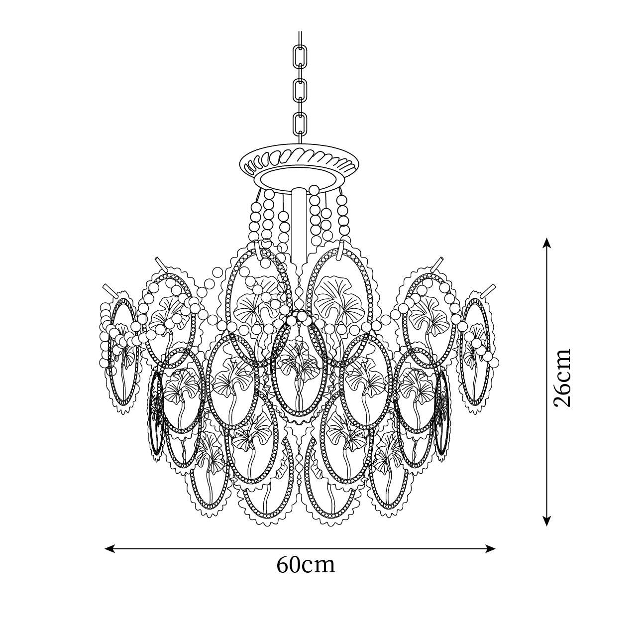 Juliette Pearl Chandelier