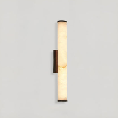 Clara Marble & Copper Vertical Sconce