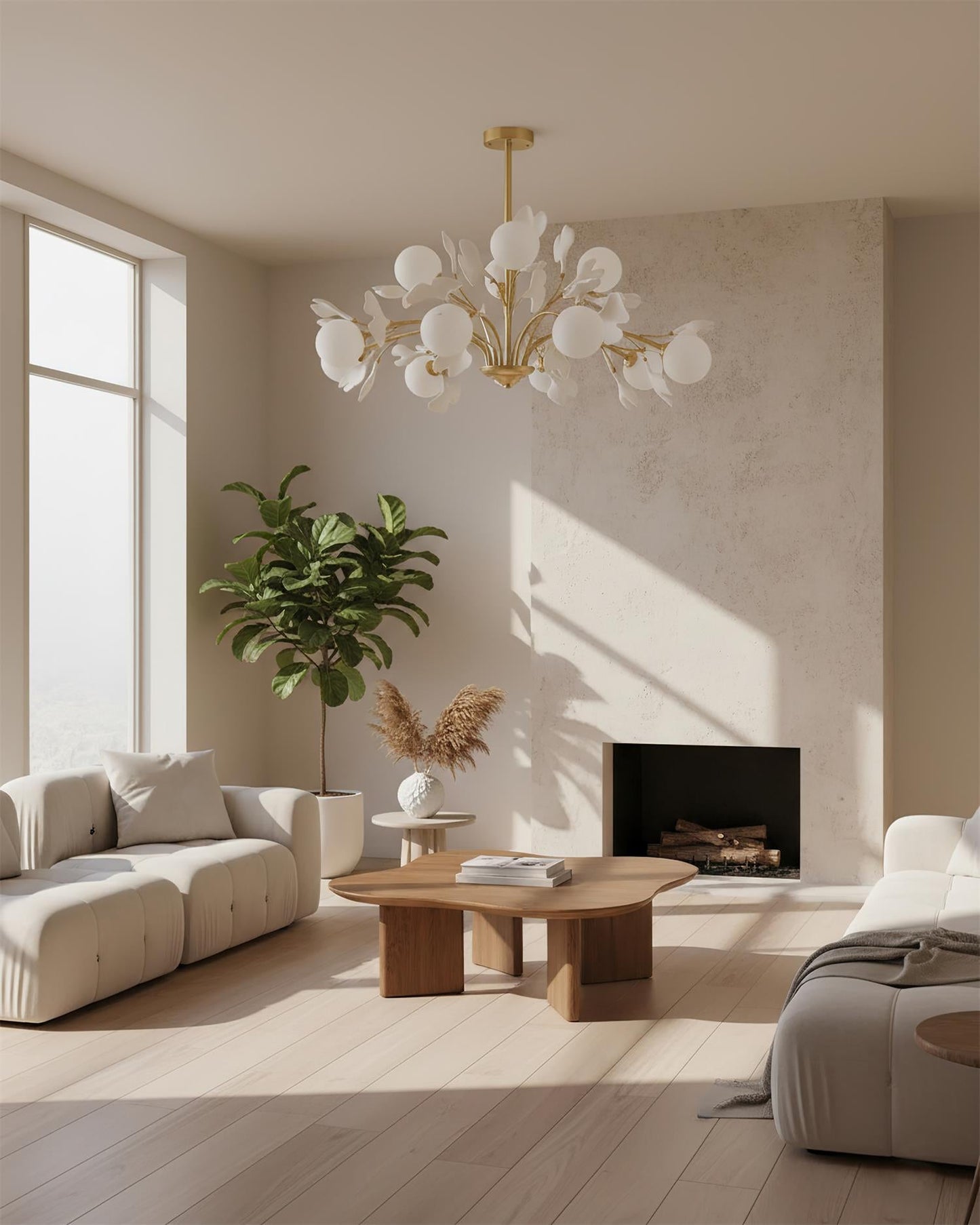 Éloïse Ginkgo Chandelier