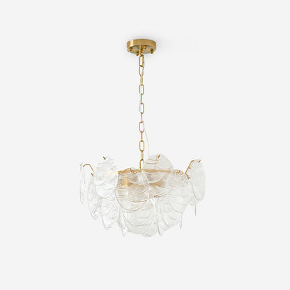 Lustre en verre victorien Clémence Disc