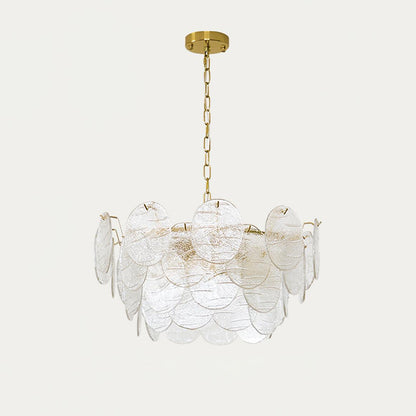 Lustre en verre victorien Clémence Disc