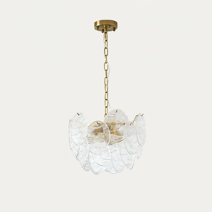 Lustre en verre victorien Clémence Disc