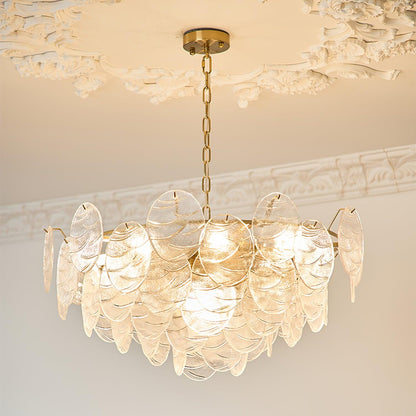 Lustre en verre victorien Clémence Disc