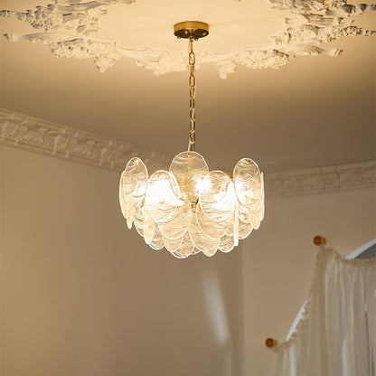 Lustre en verre victorien Clémence Disc