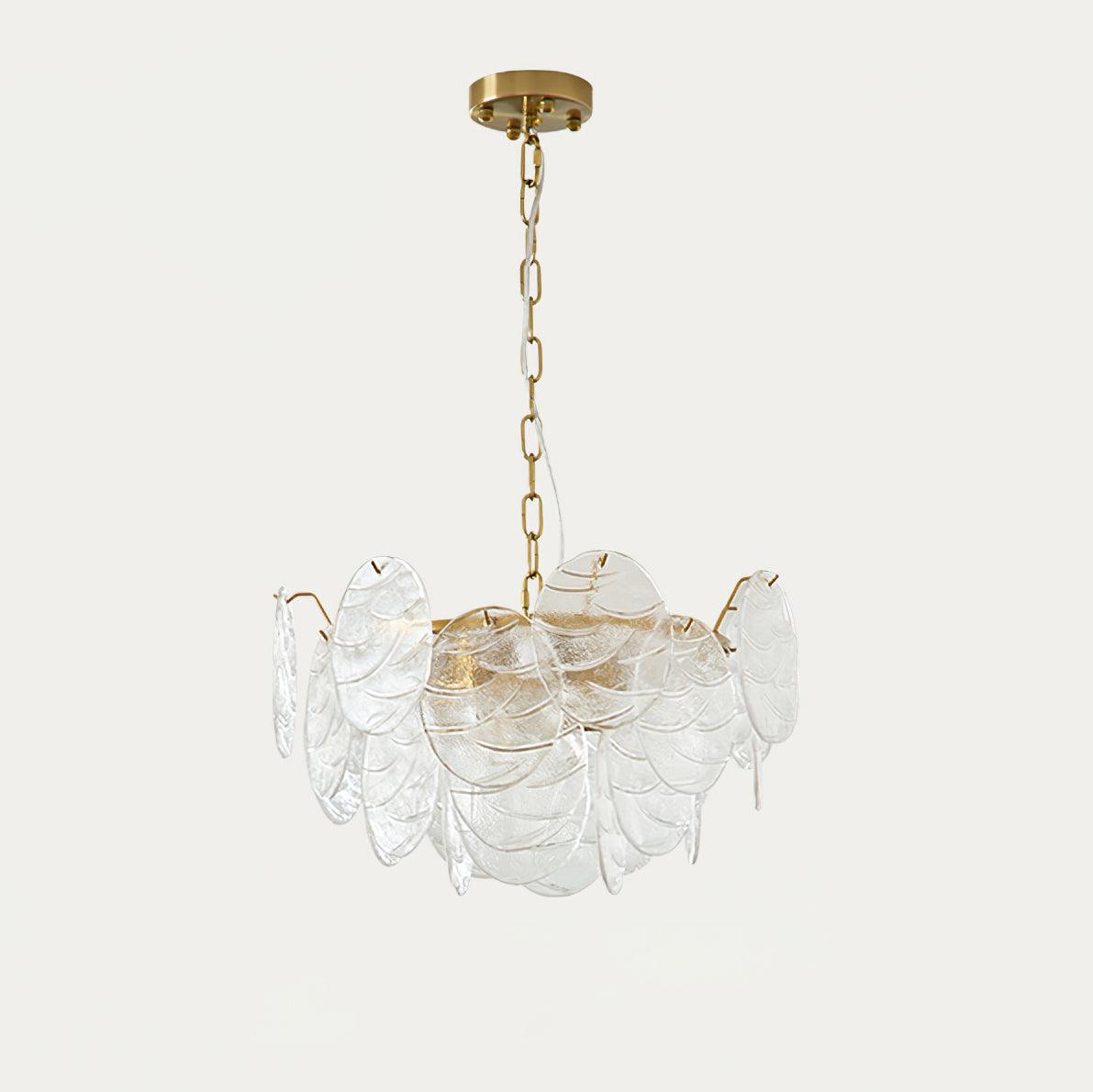 Lustre en verre victorien Clémence Disc