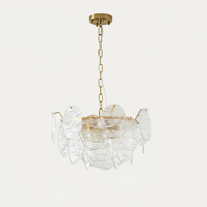 Lustre en verre victorien Clémence Disc