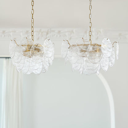 Lustre en verre victorien Clémence Disc