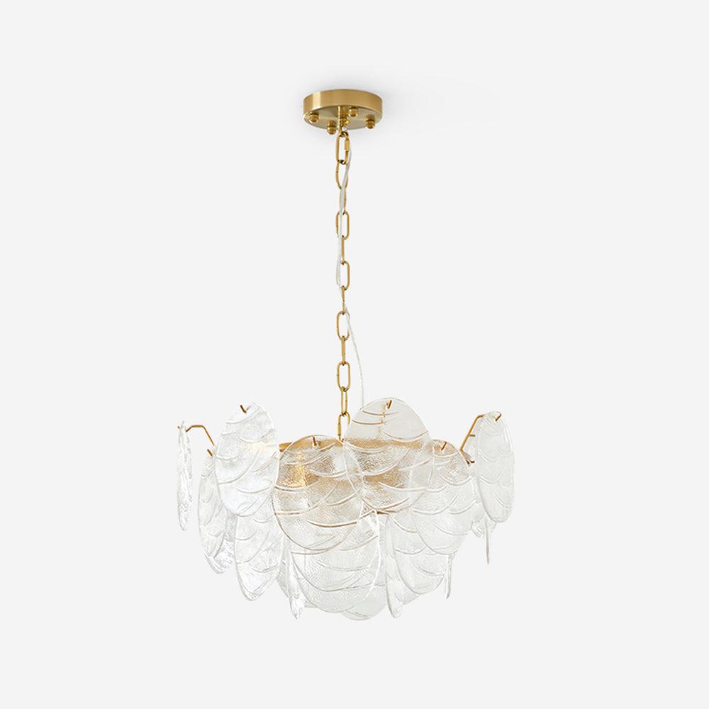 Lustre en verre victorien Clémence Disc
