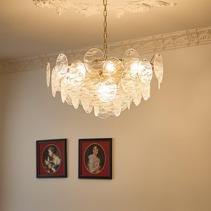 Lustre en verre victorien Clémence Disc