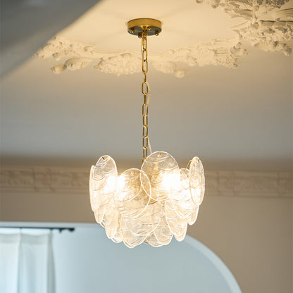 Lustre en verre victorien Clémence Disc