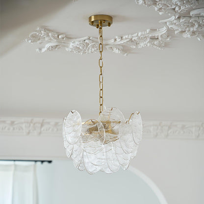 Lustre en verre victorien Clémence Disc