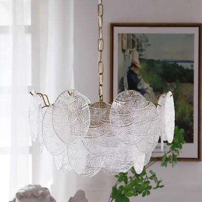 Lustre en verre victorien Clémence Disc
