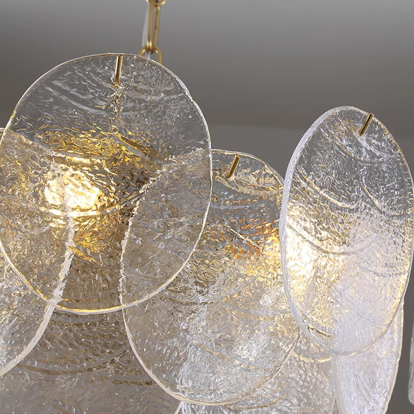 Lustre en verre victorien Clémence Disc