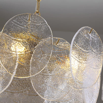 Lustre en verre victorien Clémence Disc