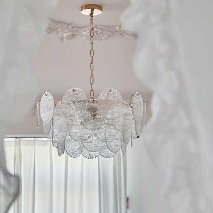 Lustre en verre victorien Clémence Disc