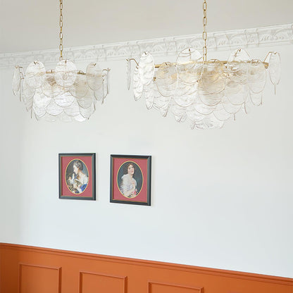 Lustre en verre victorien Clémence Disc