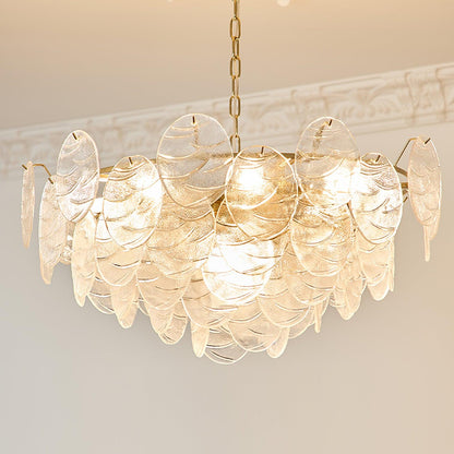 Lustre en verre victorien Clémence Disc