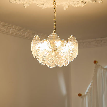 Lustre en verre victorien Clémence Disc