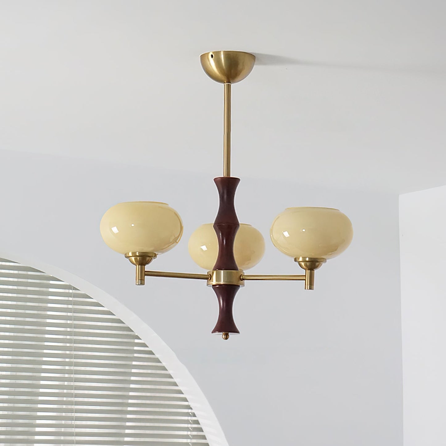 Lustre Sophie Vintage Rico or et verre