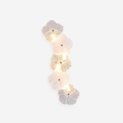 Aurélie Virelle Floral Wall Lamp with Glass Petal Design