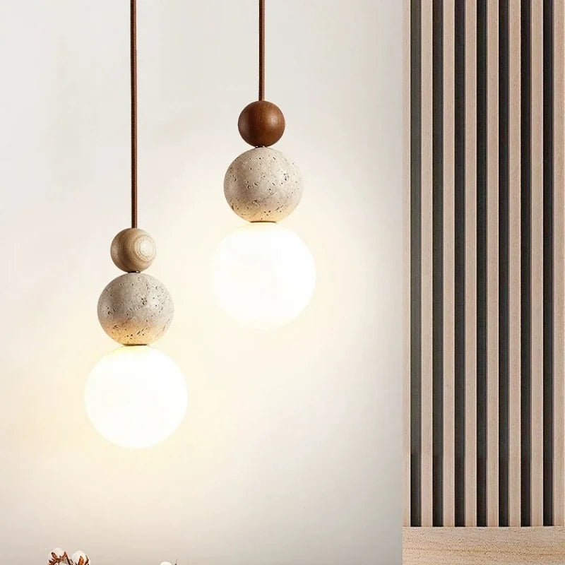 Suspension Béatrice Wabi-Sabi en pierre