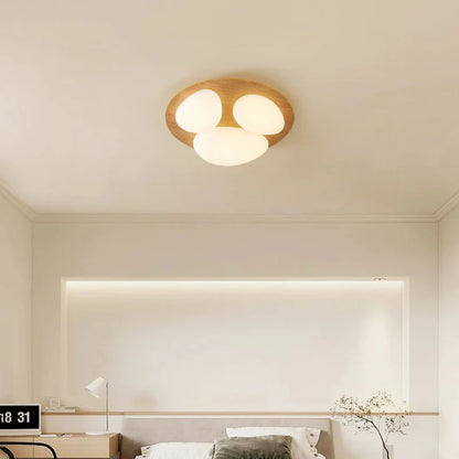 Élise Walnut Nest Ceiling Lamp