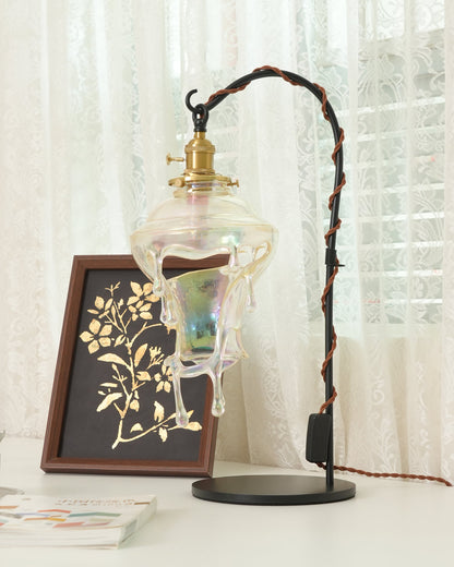 Anaïs Water Drop Resin Table Lamp with Artistic Drip Design