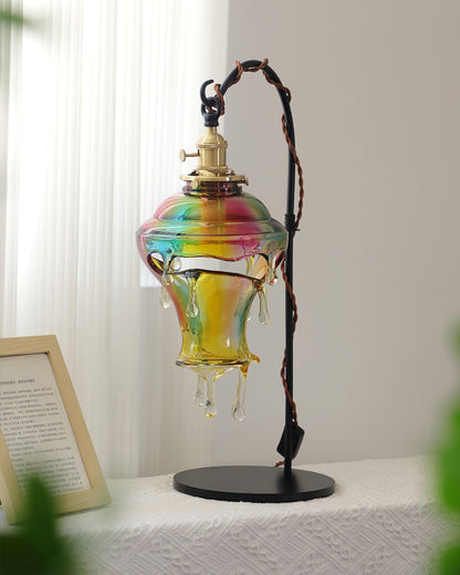 Anaïs Water Drop Resin Table Lamp with Artistic Drip Design