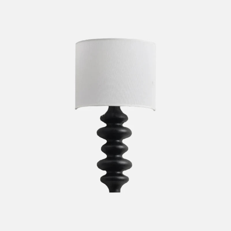 Élise Wood Spiral Applique Murale Abat-jour en Tissu Lumière Moderne