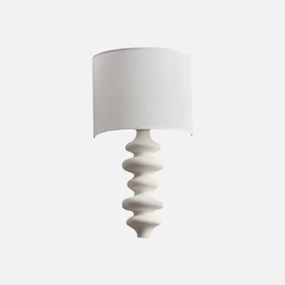 Élise Wood Spiral Applique Murale Abat-jour en Tissu Lumière Moderne
