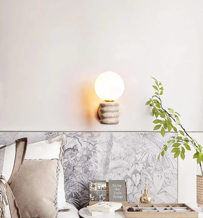 Applique murale LED Camille Zen Glow Travertine